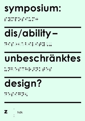 Flyers der Zhdk